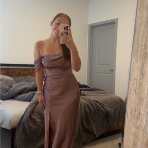 Matte Satin Dark Mauve